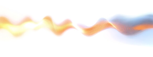 Poster - Mesmerizing 3D rendered abstract design showcasing the optical heterodyning of light waves creating a dynamic vibrant and futuristic visual experience