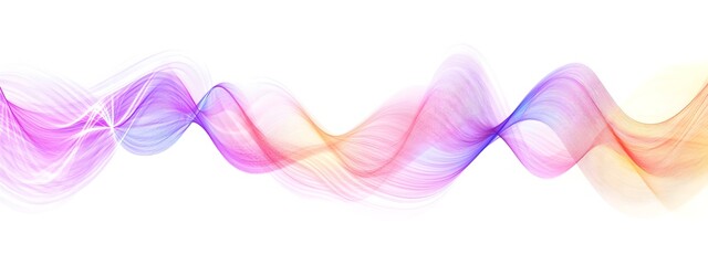Poster - Mesmerizing depicting a light wave in the terahertz frequency range of the electromagnetic spectrum showcasing its ethereal and futuristic aesthetic