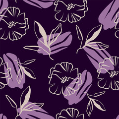 Flower pattern, ditsy floral seamless pattern, small little cute flower background. Flower repeat pattern. Ditsy print, surface design. Ditsy floral for fashion, texture, fabric, wrapping