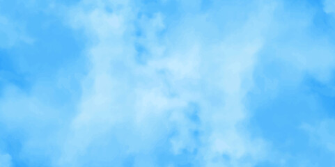 Wall Mural - Gradient light white sky background with fluffy clouds .Nature landscape in environment day horizon skyline view .cloudy in sunshine calm bright winter air background.	
