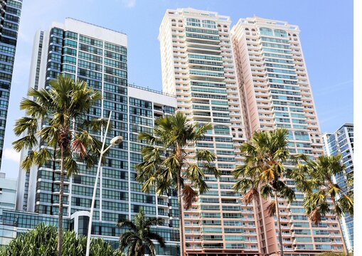 Panama City Skyscrapers Panorama View