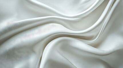 Poster - Tapered fabric folds with a smooth background, leaving room for copy.