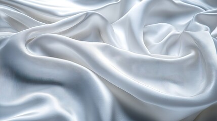Poster - Tapered fabric folds with a smooth background, leaving room for copy.
