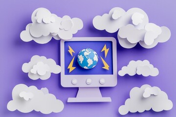 Aufkleber - service diagram for cloud computing based on network data storage
