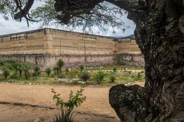 Poster - The pre-columbian archeological site of Mitla in Oaxaca, Mexico