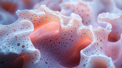 Wall Mural - abstract organic texture: a close-up look at a fractal pattern