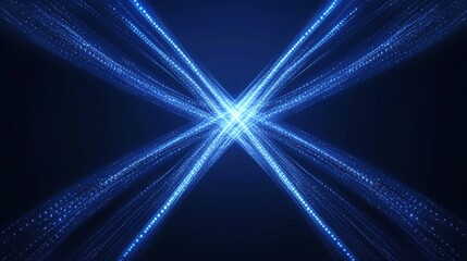 Aufkleber - Intuitively linking neural networks with high-speed networks. 3D illustration showing the use of nanotechnology in cyber communication.