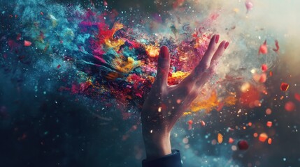 Poster - design art concept abstract contemporary modern background business graphic idea. work concept art d