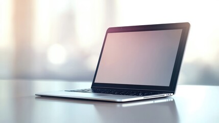 Poster - Digital illustration of a modern computer or laptop for business, design or web projects