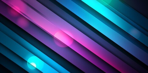 Wall Mural - A three-dimensional illustration of an abstract speed cyber flow. A high-tech background features stripes, strings, and rays.