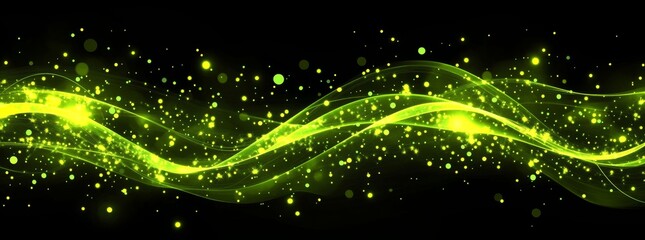 Poster - A 3D illustration of an abstract tech background featuring radial waves in cyberspace. Peer-to-peer internet, secure data arrays, digital information fields.