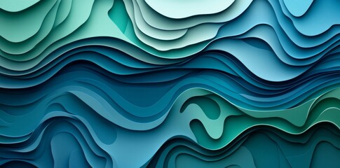 The abstract flowing pattern lines texture color background is exotic wallpaper in the painting style. It is shaped like a wave.