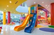 © Kiran - A joyful indoor play area for children, filled with vibrant colors, slides, and playful activities.