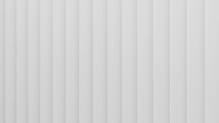 Fototapete - Abstract White stripes. Computer generated 3d render