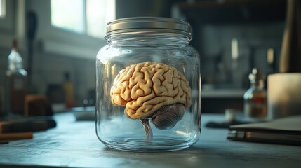 Poster - ai brain in a jar