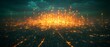 © ZOORY - Futuristic Cityscape with Glowing Lights at Night
