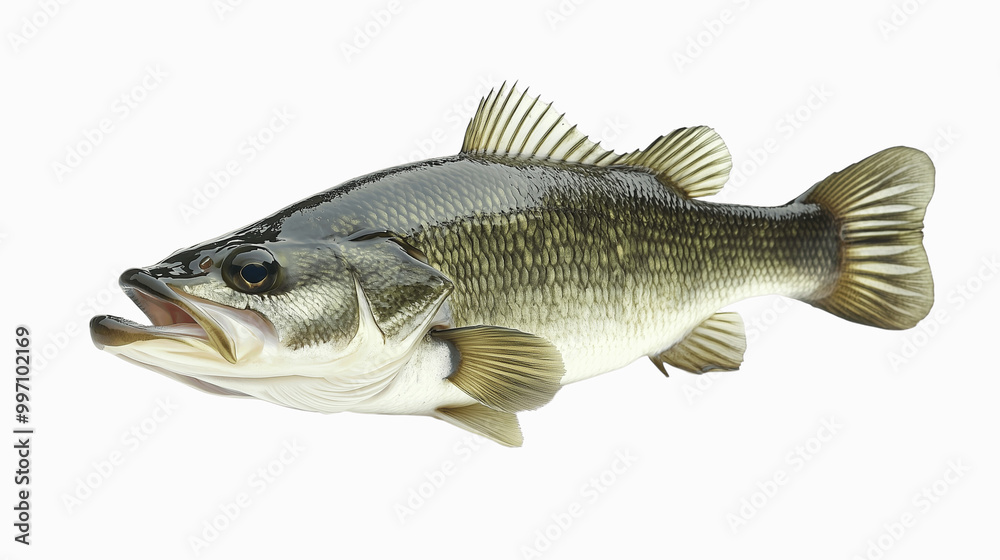 Largemouth bass fish, roe fish, roe fish characteristics, png file, on ...
