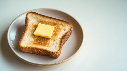 Canvas Print - Buttered Toast: Delightful Breakfast Delight