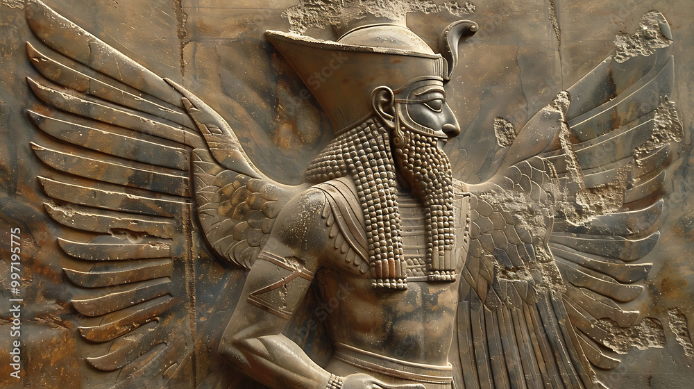 Fotografie Ancient Sumerian Gods old anunnaki structure of Anunnaki ...