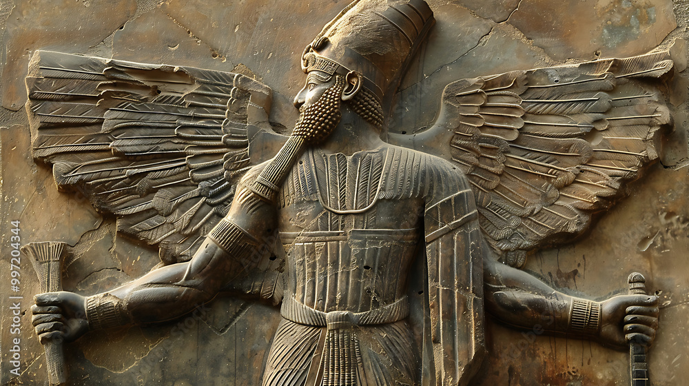 Ancient Sumerian Gods old anunnaki structure of Anunnaki. Enlil, Enki ...