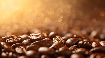 Wall Mural - Coffee Beans Cafe Background