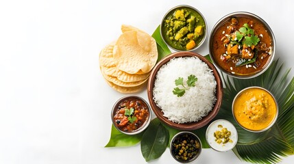 PNG Traditional South Indian meal
