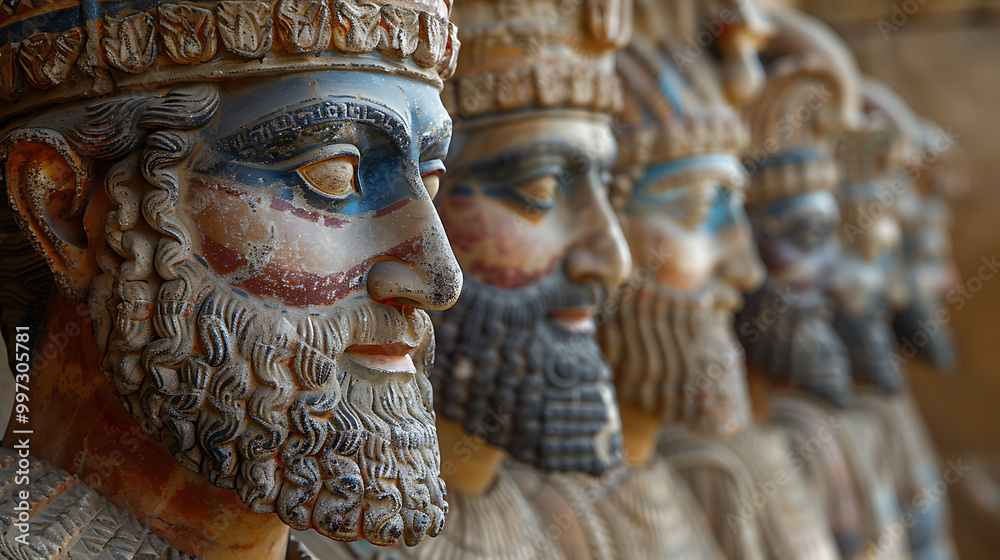 Fotografie Ancient Sumerian Gods old anunnaki structure of Anunnaki ...