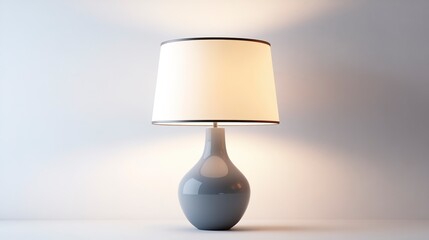 Wall Mural - Table lamp isolated on a white background 