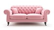 © Thanthara - Pink sofa isolated on white background