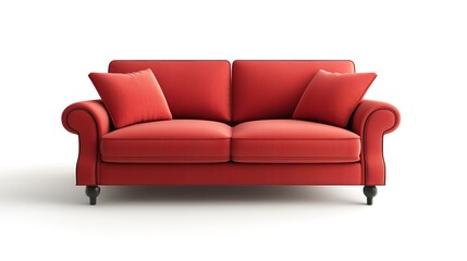 Poster - House couch sofa comfort isolated on pure white background 