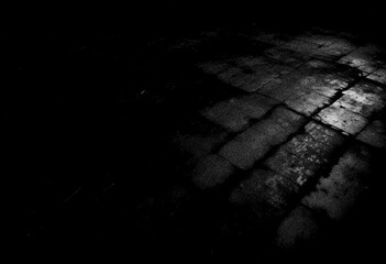 Black wall grunge texture