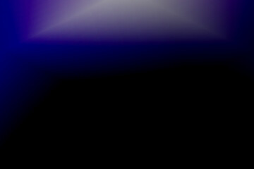 Poster - Dark grainy background, glowing blue abstract shape noise texture on black background banner header, copy space