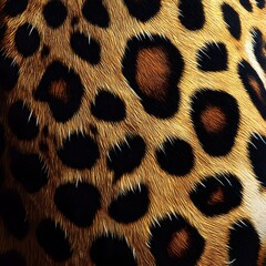 Wall Mural - Leopard Fur Texture Close-up