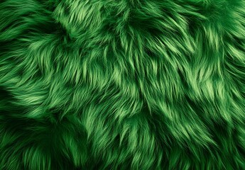 Wall Mural - Green Fur Texture