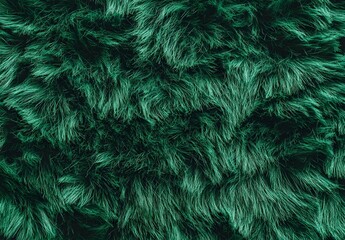 Wall Mural - Green Fur Texture