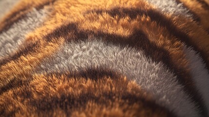 Wall Mural - Closeup of Tiger Fur