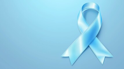 Canvas Print - A ribbon with the word breast cancer on it