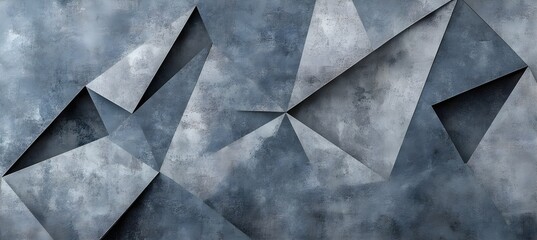 Wall Mural - Abstract Geometric Concrete Texture