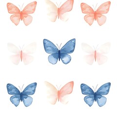 Sticker - Watercolor Butterflies