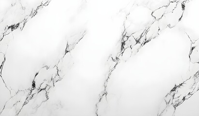 Poster - White Marble Texture Background