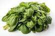 © Lindamar - Isolated fresh spinach leaves, generative IA
