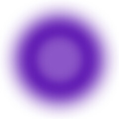 Canvas Print - blurred purple gradient circle on white background