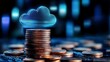 © Masque - A stack of coins representing the rising costs in cloud computing.