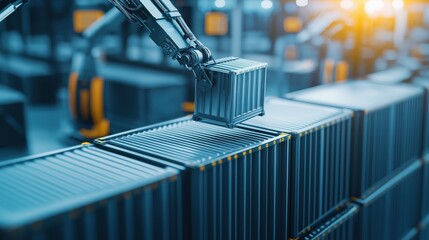 Poster - Advanced Robotic Arms for Efficient Metal Container Handling