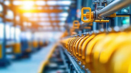 Poster - Industrial Gas Handling Machinery in Action