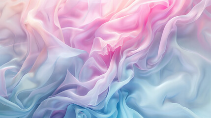 Poster - abstract business background Soft pastel gradient with fluid, flowing shapes blending into one another, evoking a sense of calm and tranquility. relaxing wallpaper 