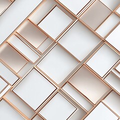 Poster - Abstract geometric background with frames.