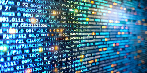 reflection of code on digital screen, programming, technology, coding, development, software, comput