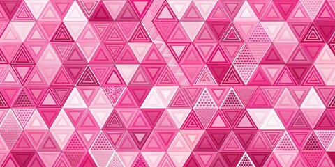 Wall Mural - Abstract pink triangle pattern with creative geometric shapes, geometric, abstract, pink, vibrant, background, design