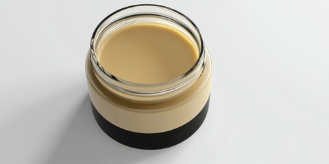 Canvas Print - Glass Jar of Cream.